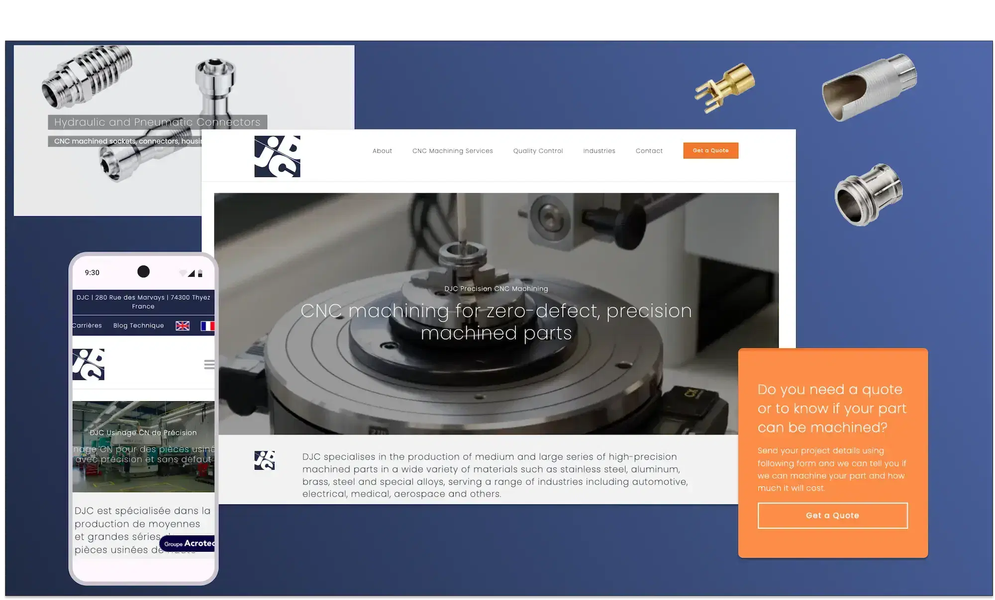 Digital Marketing Strategy and Execution for DJC Website
