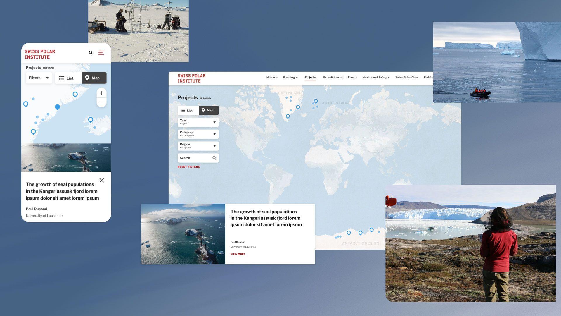 Custom API Development for Swiss Polar Institute's Website