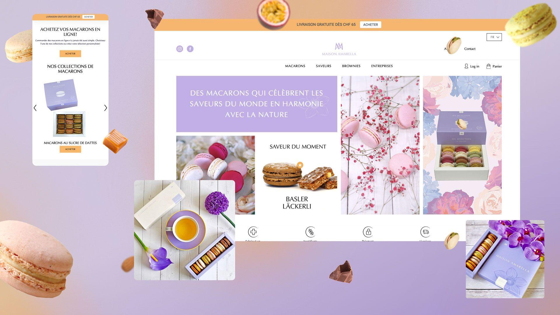 Maison Amarella Online Shop Design and Development